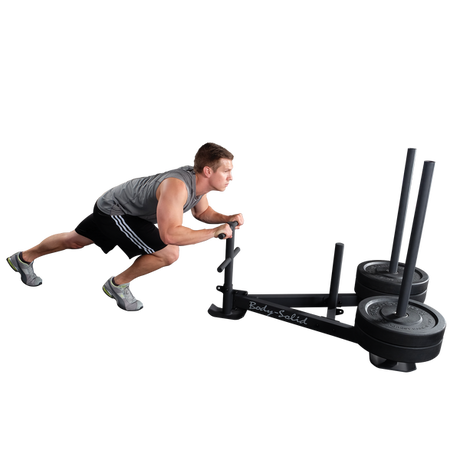 Body Solid GWS100 Weight Sled Default Title Body Solid Agility and Speed; jump ropes, climbing and battle ropes, ladders, sled, interval timer c0549439-9d5c-ed11-834a-0af6a9949c45_GWS100_.