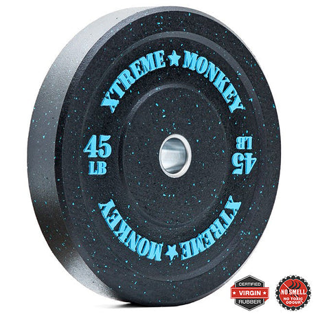 XM Fitness Crumb Rubber Bumper Plates 45 lb XM Fitness Variant(s) - LBWeight crumb-45_b16ea2e9-bb9d-4b18-8fc5-add249ff4197
