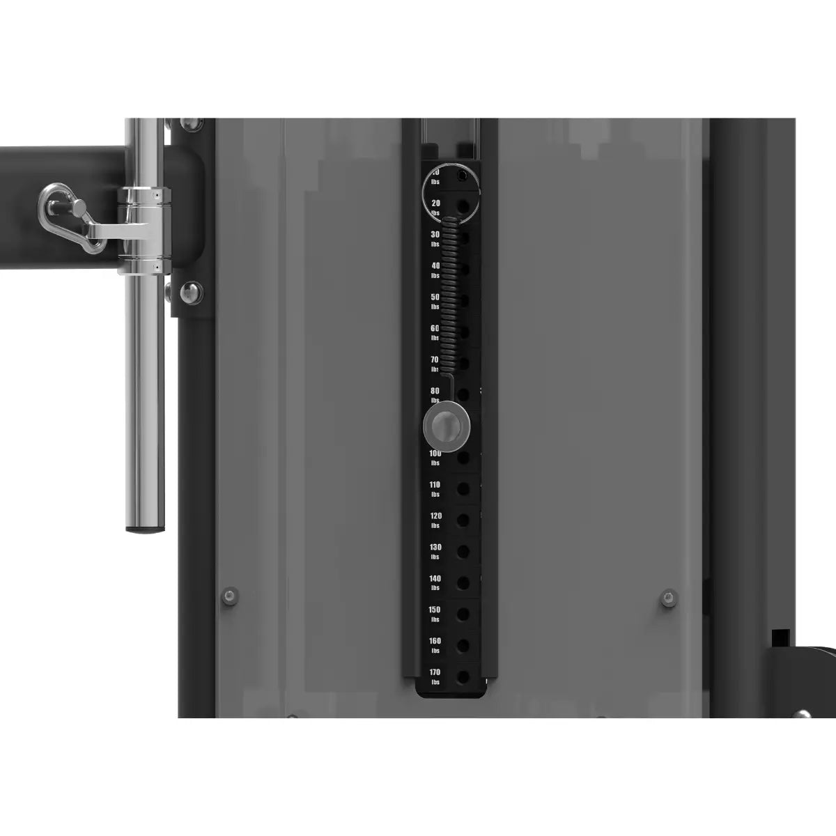 Spirit CSF-FUNT Functional Trainer - Discontinued Spirit Home Gym, Small; Single stack or a-frame double stack (functional trainer). 5 functions or less csf-funt_weightstack_1_png