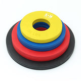 XM Competition Rubber Fractional Weight Plates -.25, .5, .75, & 1 Lb Pairs - 5 Lb Set XM Fitness Weight Plates fractional-set-lrg