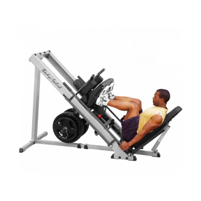 Body-Solid GLPH1100 Leg Press & Hack Squat - Discontinued Body Solid Home Gym, Small; Single stack or a-frame double stack (functional trainer). 5 functions or less glph1100_01_1800x1800_88854112-f63e-42a3-9306-0f191f209bc9