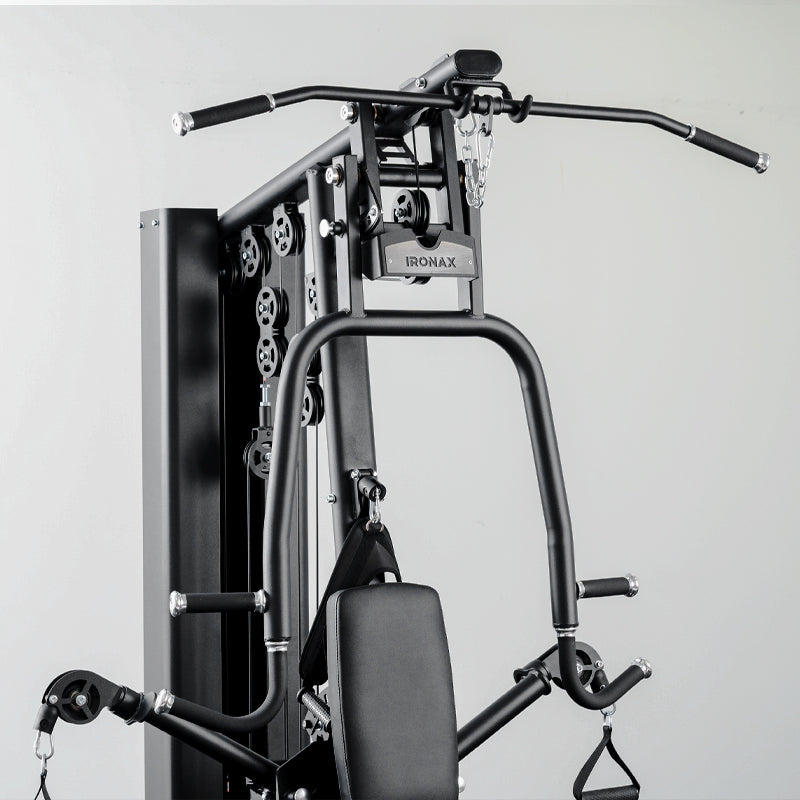 Ironax XHG Home Gym w/ 200lb Stack Ironax Home Gym, Large; additional functionality. More than 5 functions. Subject to interpretation homegym12