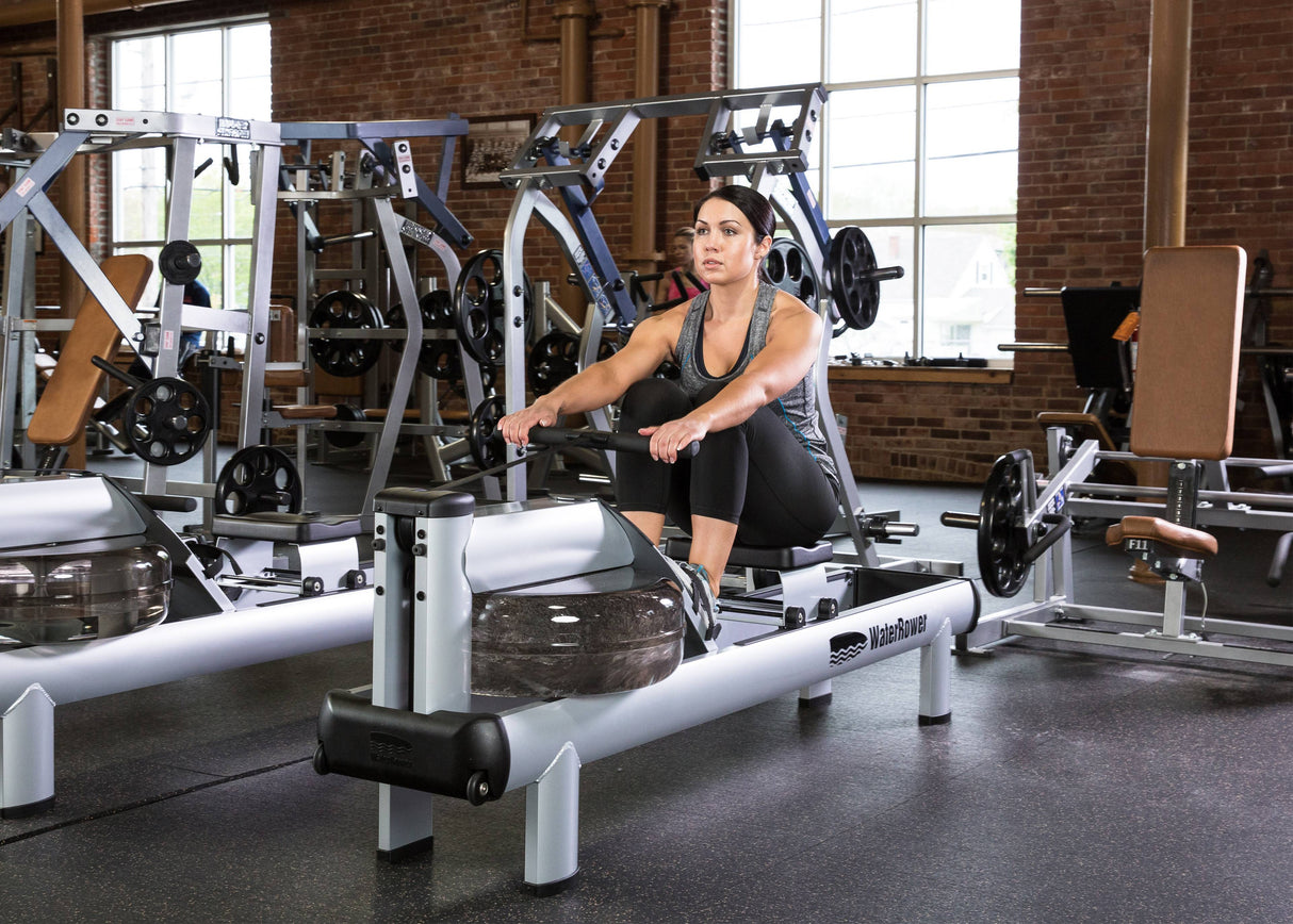 Waterrower M1 HiRise Rowing Machine Silver WaterRower Rowers, Cross-Row image_2ef72610-22cd-4af9-9d41-1868e5244923