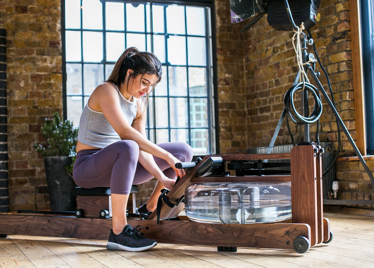 Waterrower Rowing Machine, Walnut w/ S4 Monitor - Discontinued WaterRower Rowers, Cross-Row image_442ec647-e2a8-4c13-972c-349459885cec