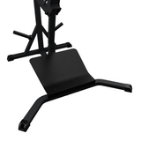 Gronk Fitness Plate Loaded Leverage Squat / Calf - Discontinued Gronk Fitness Products Selectorized, single stack, MTS, Hammer, assembled ironax-xp-leverage_squat_calf-03