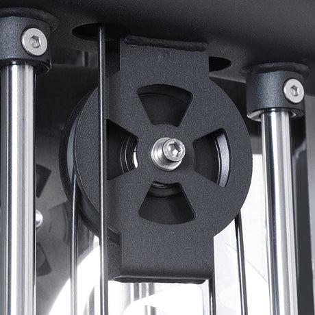 Element Thorium FS5000 Functional Trainer / Smith Combo Element Fitness Home Gym, labor intensive installation multi-functional-rack-pulley-wheel-details