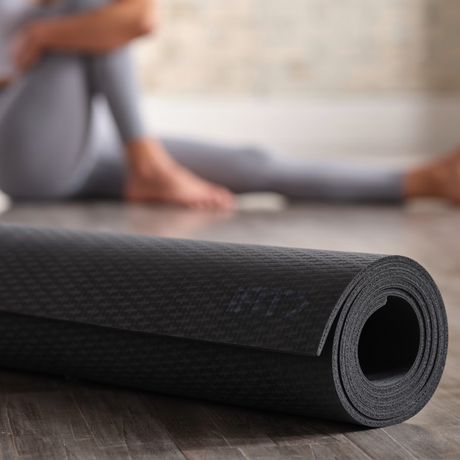 NordicTrack 6mm Rubber Yoga Mat NordicTrac Variant(s) - Color nordic-6mm_mat-00_dark-01