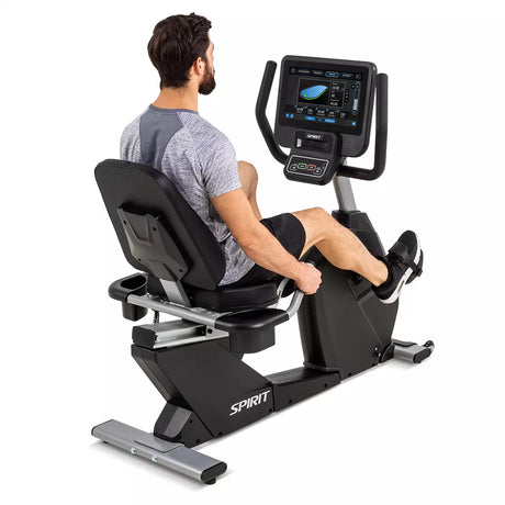 Spirit Fitness CR800 ENT Commercial Recumbent Bike Spirit Bike; Commercial r-r_3-4_1_jpg