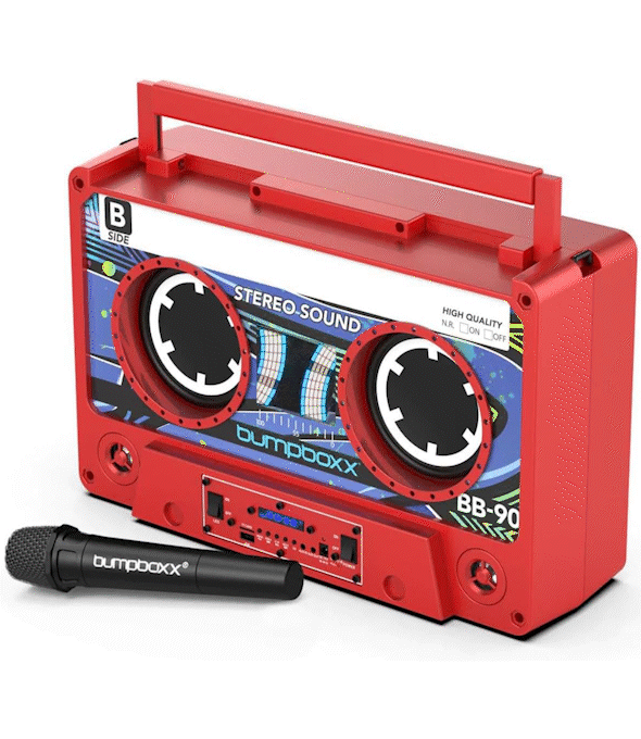 Bumpboxx Remixx Boombox Bluetooth Speaker Bumpboxx Electronics; Audio; Color Variant(s) red_remixx_1