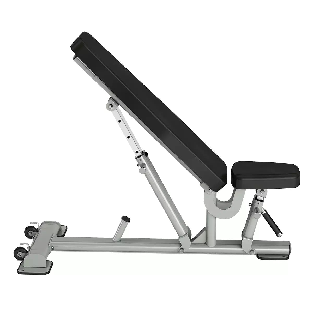 Spirit Commercial Flat/Incline Bench - Discontinued Spirit Bench; flat/incline/decline benches st800fi-side_view_bench_45_web_jpg