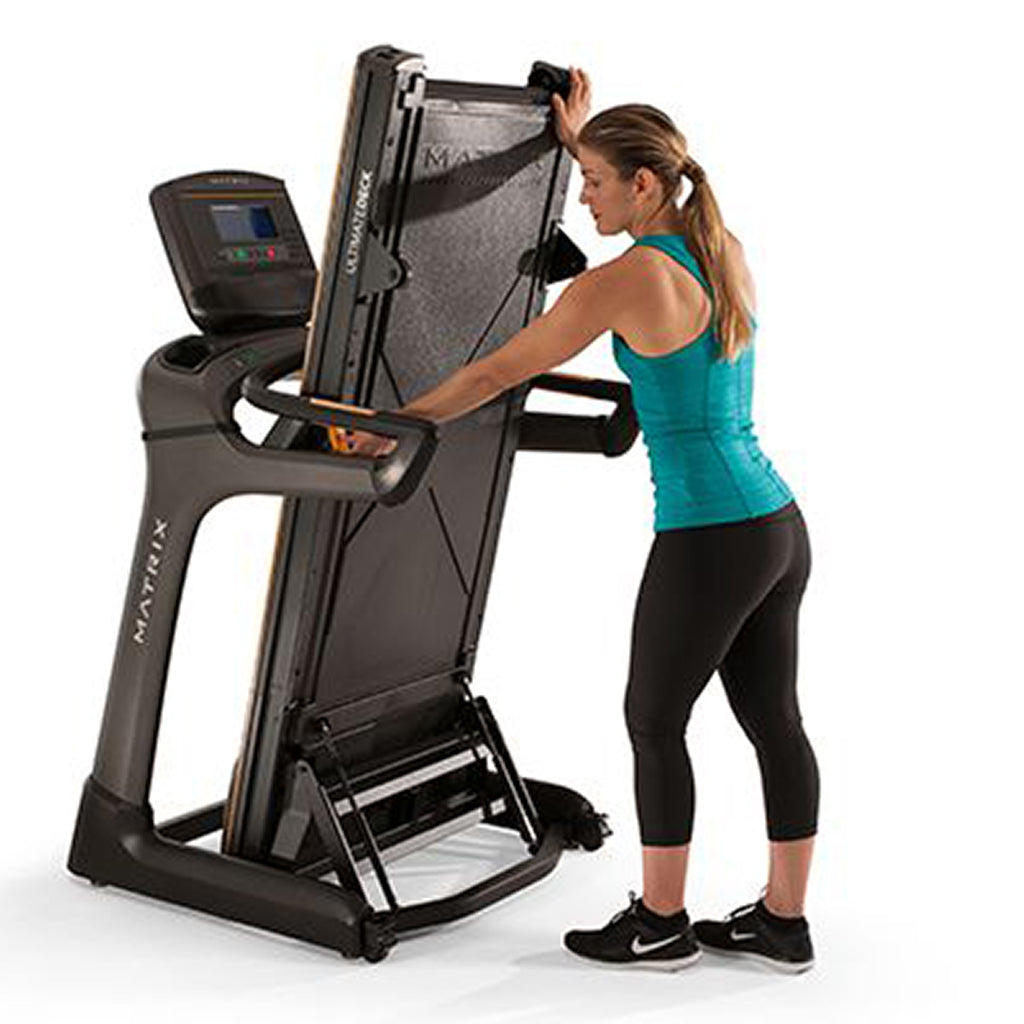 Matrix TF30 Folding Treadmill Matrix Treadmill tf30-mop-female-folded