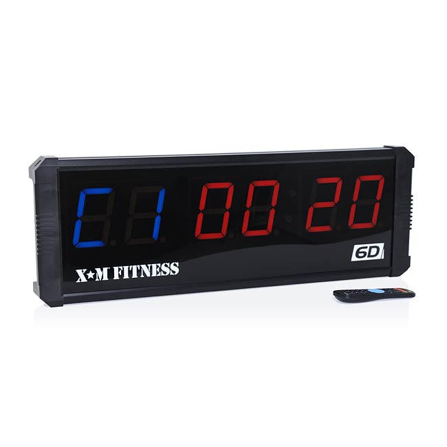 XM Fitness 6D Interval timer - Discontinued XM Fitness Agility and Speed; jump ropes, climbing and battle ropes, ladders, sled, interval timer xm-6d-clock-c1