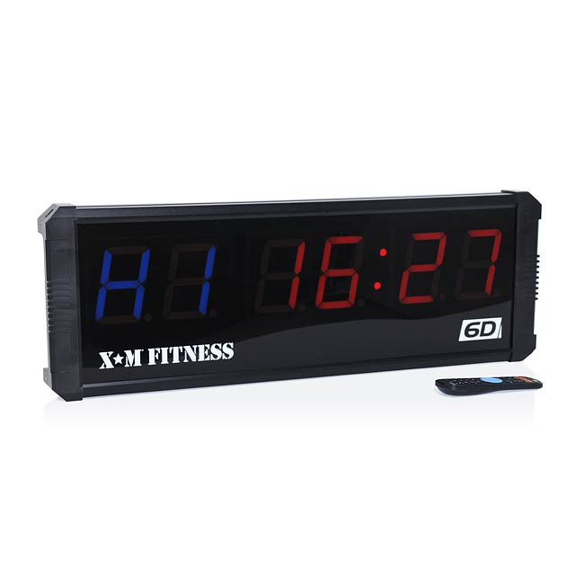 XM Fitness 6D Interval timer - Discontinued XM Fitness Agility and Speed; jump ropes, climbing and battle ropes, ladders, sled, interval timer xm-6d-clock-lrg