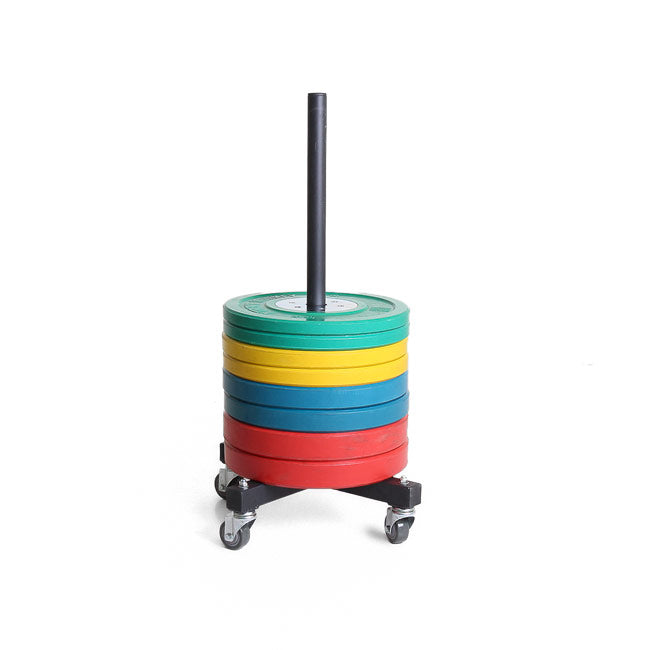 XM Vertical Bumper Plate Storage XM Fitness Dumbell racks, power block stand, plate and bar storage, kettlebell racks, ball racks xm-bumper-plate-stand-equipped