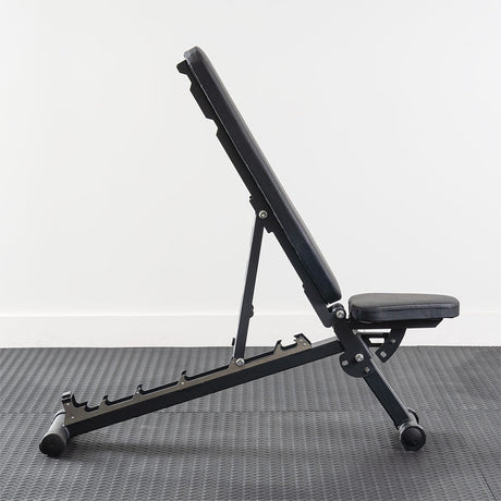 XM FID Folding Bench XM Fitness Bench; flat/incline/decline benches xm-fid-folding-bench-side-position-1