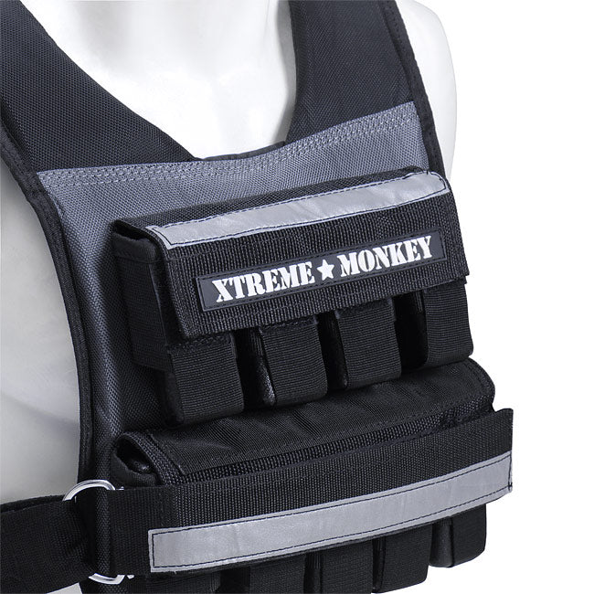 XM Fitness 45lb Commercial Weighted Vest, Adjustable XM Fitness Variants(s) - Weight xm-fitness-weighted-vest-details_2_7ef04578-ad28-4d15-861f-207ac52bfb6c