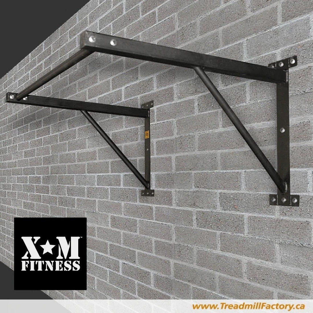 XM Wall-Mounted Chin Up Bar XM Fitness Miscellaneous strength accessories, push up bars, chin up bars, trx, gym rings xmfitness-wall-mounted-chinup-2x