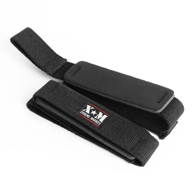 XM Padded Lifting Straps XM Fitness Wearables; gloves, elbow sleeves, knee sleeves, dip belts, vests, ankle/wrist weights xtreme-monkey-lifting-straps-lrg