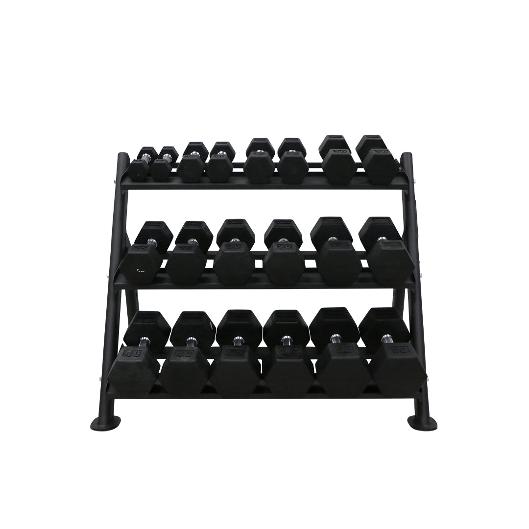 TKO 3-Tier Dumbbell Rack - Discontinued TKO Dumbell racks, power block stand, plate and bar storage, kettlebell racks, ball racks 12