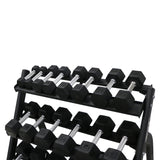 TKO 3-Tier Dumbbell Rack - Discontinued TKO Dumbell racks, power block stand, plate and bar storage, kettlebell racks, ball racks 14