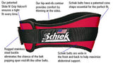 Schiek 4.75" Weight Lifting Belt, Pink, XSM Schiek Wearables; gloves, elbow sleeves, knee sleeves, dip belts, vests, ankle/wrist weights 2006large
