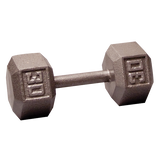 Body Solid Iron Hex Standard Dumbbell Gray G&G Fitness Equipment Variant(s) - LBWeight 30lb
