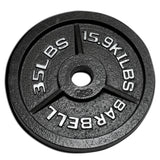 Cast Iron Olympic Plates G&G Fitness Equipment Variant(s) - LBWeight|Color 35lb