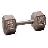 Body Solid Iron Hex Standard Dumbbell Gray G&G Fitness Equipment Variant(s) - LBWeight 35lb
