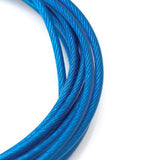 XM Fitness Aluminum Cable Speed Rope -Blue XM Fitness Agility and Speed; jump ropes, climbing and battle ropes, ladders, sled, interval timer 3947-xm-jump-rope-aluminum-blue-details1_large_1a5796de-2833-4b39-a9dd-1c7126927952