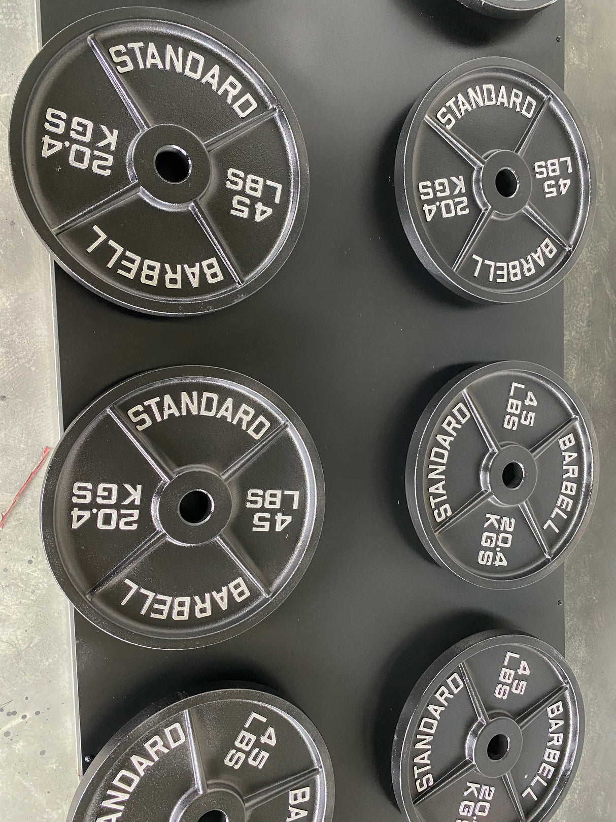 Cast Iron Olympic Plates G&G Fitness Equipment Variant(s) - LBWeight|Color 45lb