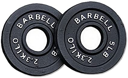 Cast Iron Olympic Plates G&G Fitness Equipment Variant(s) - LBWeight|Color 5lb