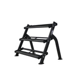 TKO 3-Tier Dumbbell Rack - Discontinued TKO Dumbell racks, power block stand, plate and bar storage, kettlebell racks, ball racks 6230