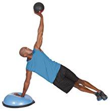 Bosu Home Balance Trainer, Blue XP 65cm Bosu Balance and stability; bosu, swiss, plyo-box Bosu_Ball_Balance_Trainer_Blue-sm4