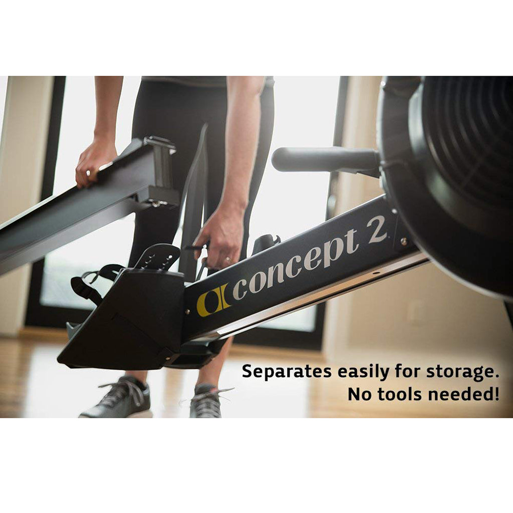 Concept2 RowErg Rower - PM5 Performance Monitor Concept II Rowers, Cross-Row Concept2_Model_D_Rower_separates_easily_for_storage_-_no_tools