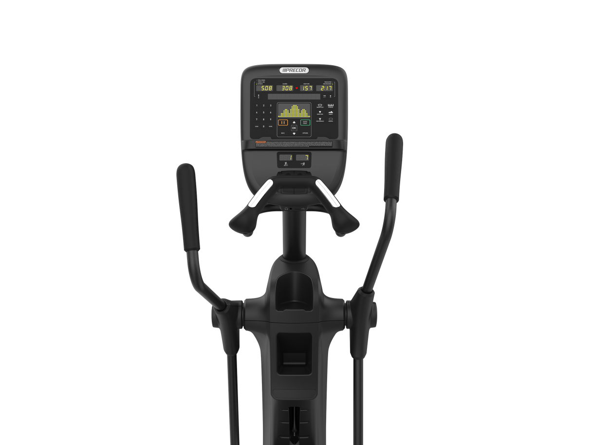 Precor EFX635 Elliptical w/ P31 Console Precor Elliptical; Commercial Frame Residential EFX_635_P31_BlackPearl_070821_Cockpit