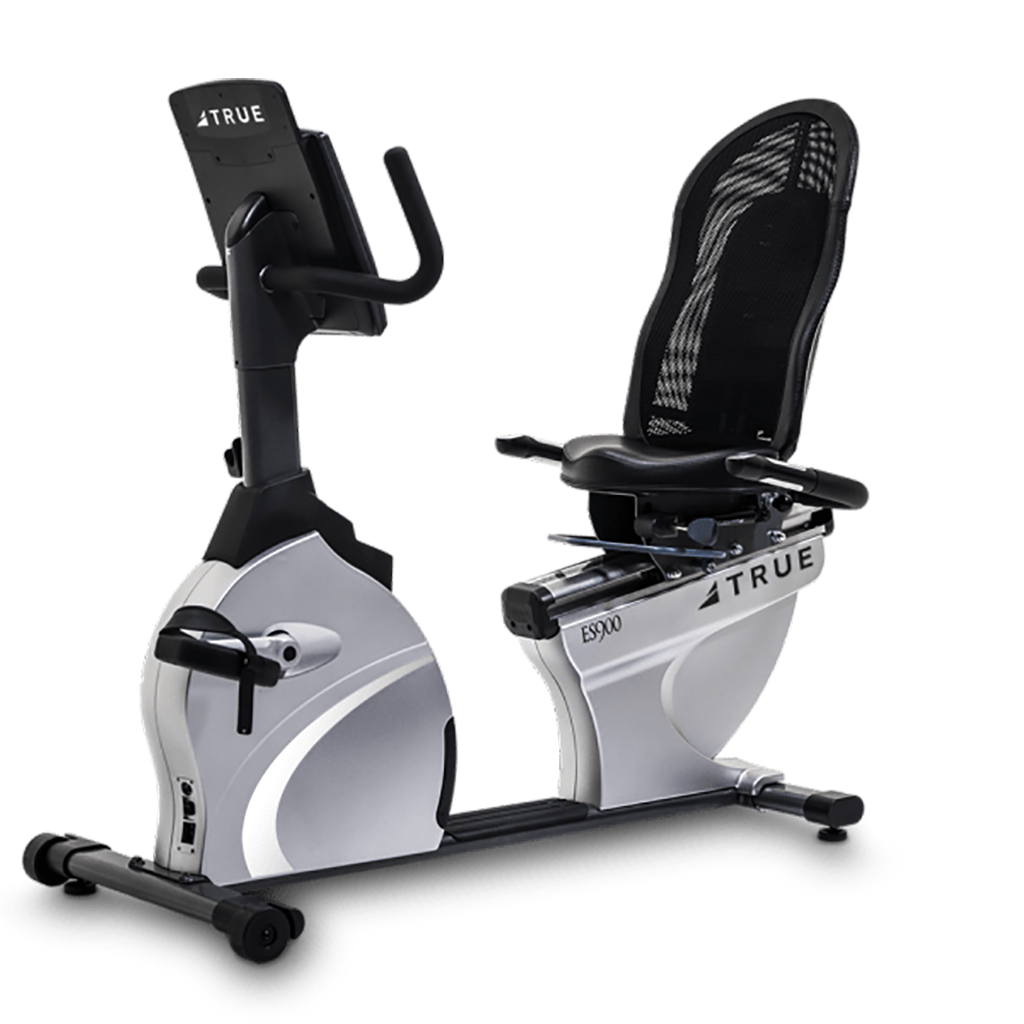 TRUE RES700 Recumbent Bike TRUE Bike; Recumbent ES_900_mesh-seat_3_4_0814-960