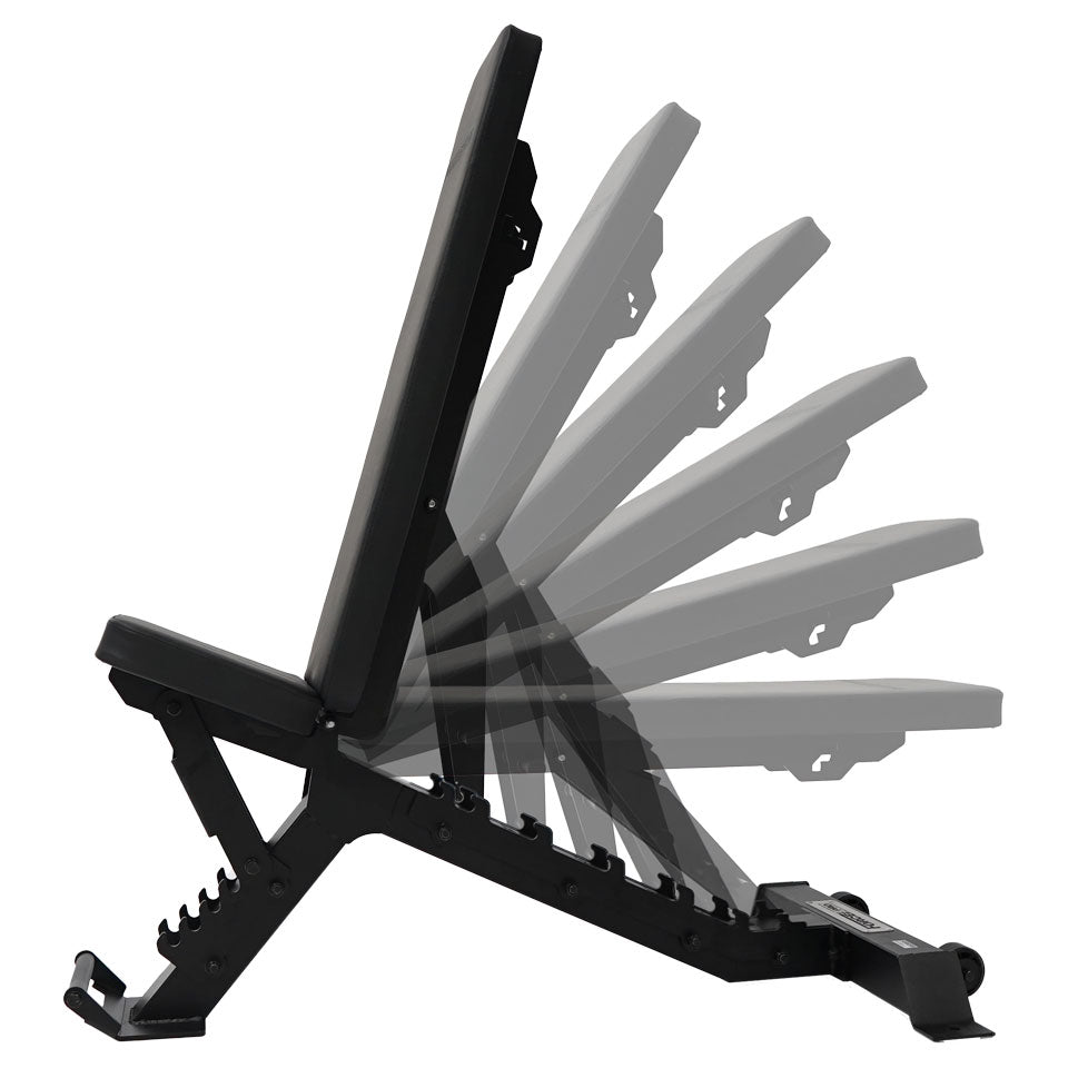 Force USA Pro Fid Bench Force USA Bench; flat/incline/decline benches F-PS-FID-full-adjustment