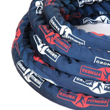 Gronk Fitness Battle Rope with Sleeve - 50' - Discontinued Gronk Fitness Products Agility and Speed; jump ropes, climbing and battle ropes, ladders, sled, interval timer Gronk_50_ft_battle_ropes-detail