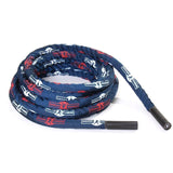 Gronk Fitness Battle Rope with Sleeve - 50' - Discontinued Gronk Fitness Products Agility and Speed; jump ropes, climbing and battle ropes, ladders, sled, interval timer Gronk_50_ft_battle_ropes