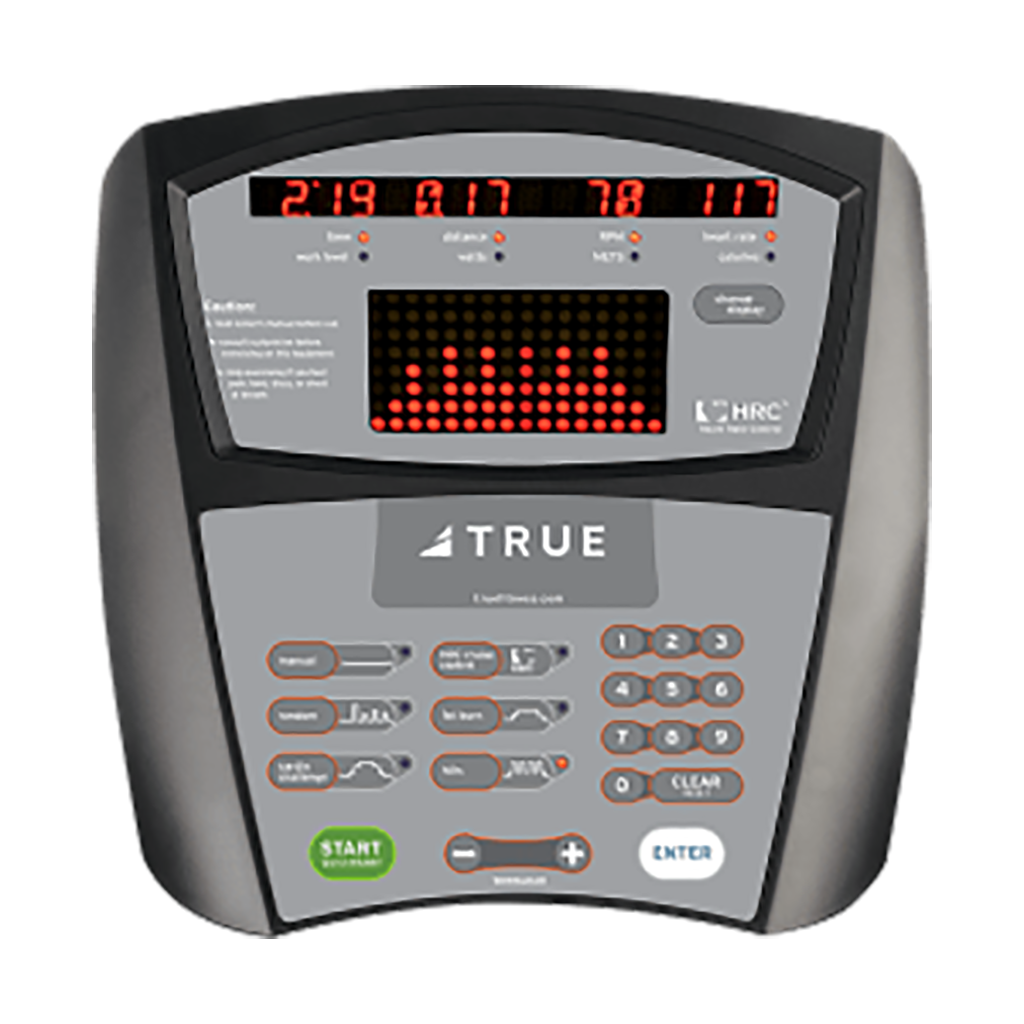 TRUE Performance 50 Recumbent Bike - Discontinued TRUE Bike; Recumbent LED-Bike-conosle_960