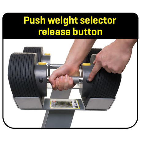 MX Select Adjustable Dumbbells with Stand 10-55lbs - Discontinued MX Select Dumbbells MX55adjustabledumbbells2