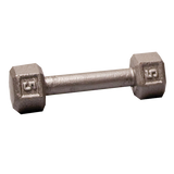 Body Solid Iron Hex Standard Dumbbell Gray G&G Fitness Equipment Variant(s) - LBWeight SDX05_HERO