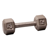 Body Solid Iron Hex Standard Dumbbell Gray G&G Fitness Equipment Variant(s) - LBWeight SDX12_HERO