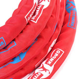 Gronk Fitness Battle Rope with Sleeve - 30' - Discontinued Gronk Fitness Products Agility and Speed; jump ropes, climbing and battle ropes, ladders, sled, interval timer gronk_fitness_30ft_battle_rope_detail
