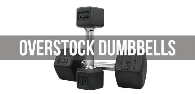 TKO Rubber Hex Dumbbell - Liquidation Stock TKO Variant(s) - LBWeight overstockdumbbells